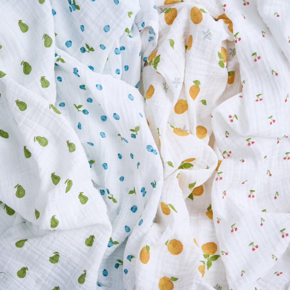 aden + anais boutique organic swaddle 4pack breathable lightweight fabric for all-day comfort