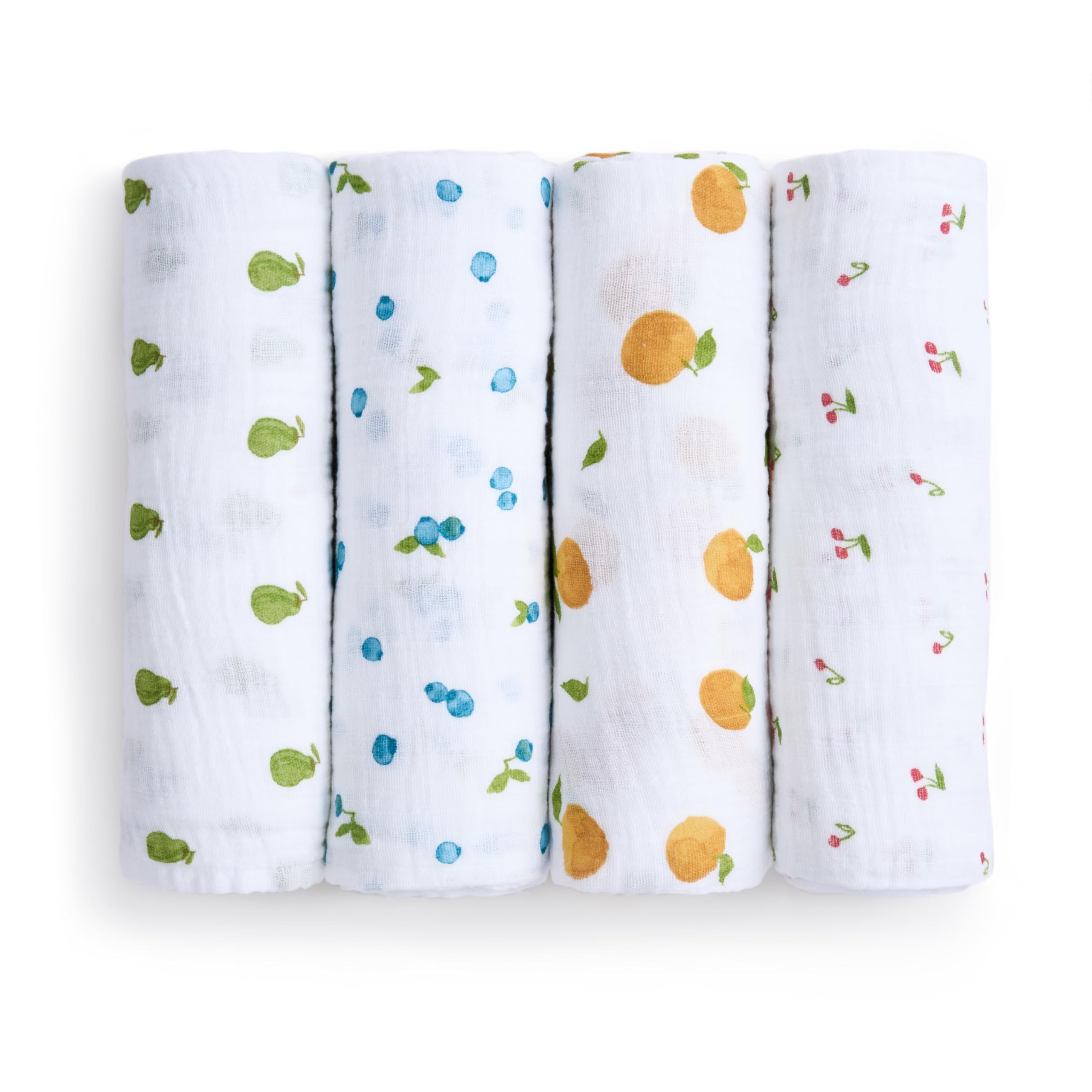 aden + anais boutique organic swaddle 4pack packaging shows eco-friendly materials and premium muslin