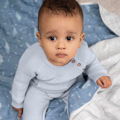 aden + anais Dream Blanket baby crib snuggle image highlights cozy surface for tummy time