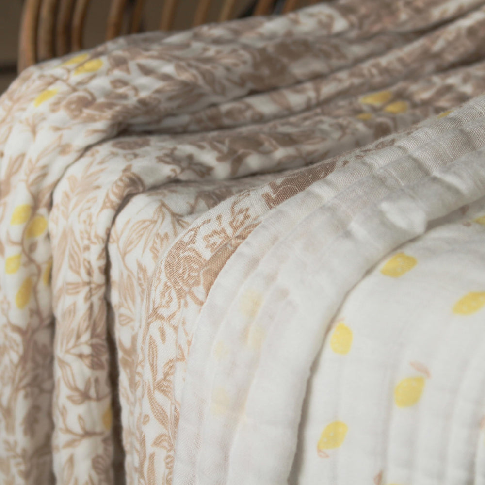 Open-weave breathable muslin on Aden + Anais Dream Blanket for airy comfort