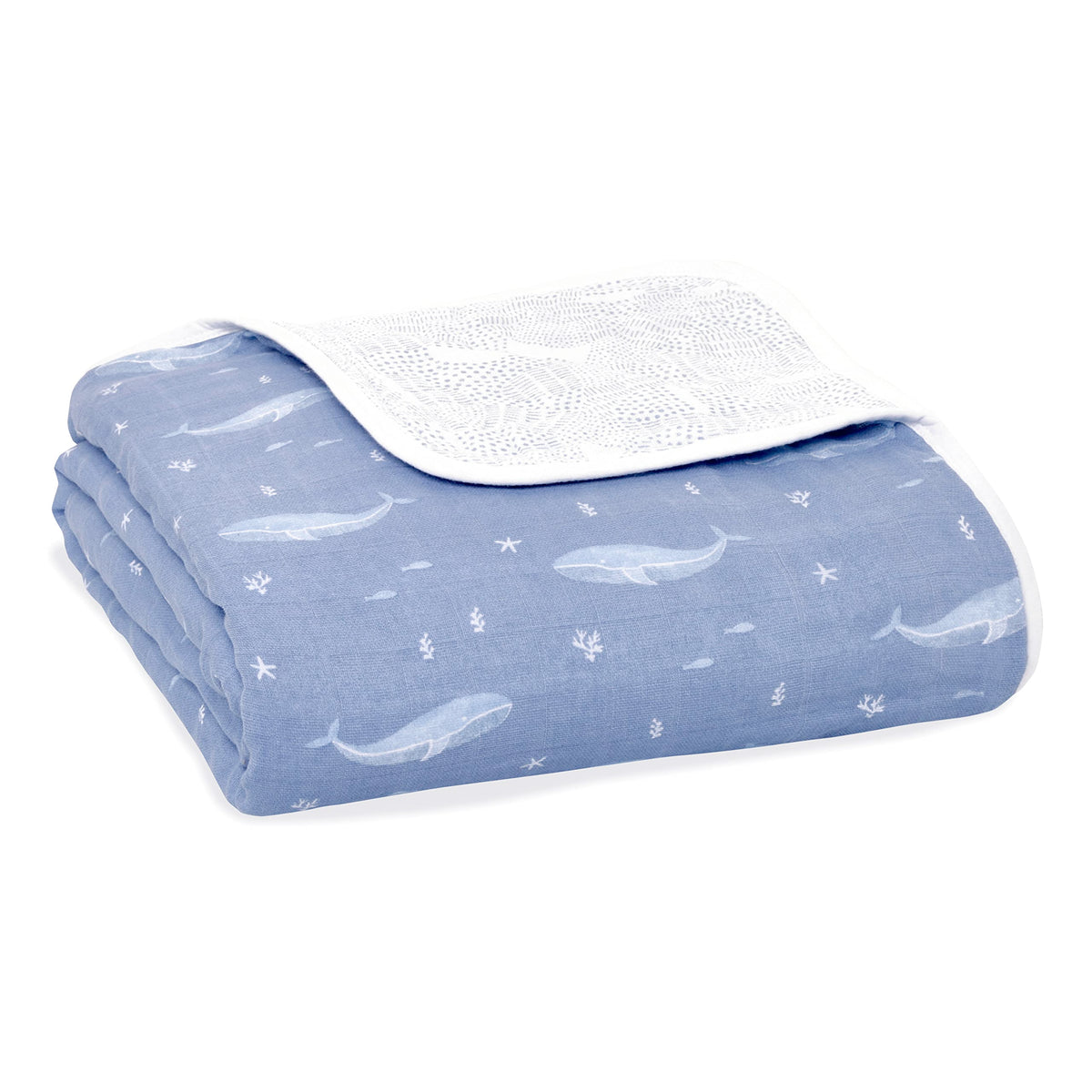aden + anais Dream Blanket muslin close-up shows soft breathable weave for gentle skin