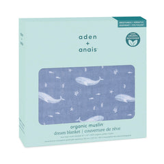 aden + anais Dream Blanket tummy-time surface demonstrates lightweight warmth and airflow
