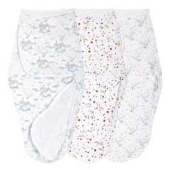 aden + anais Essentials swaddle with bottom zipper for easy diaper changes