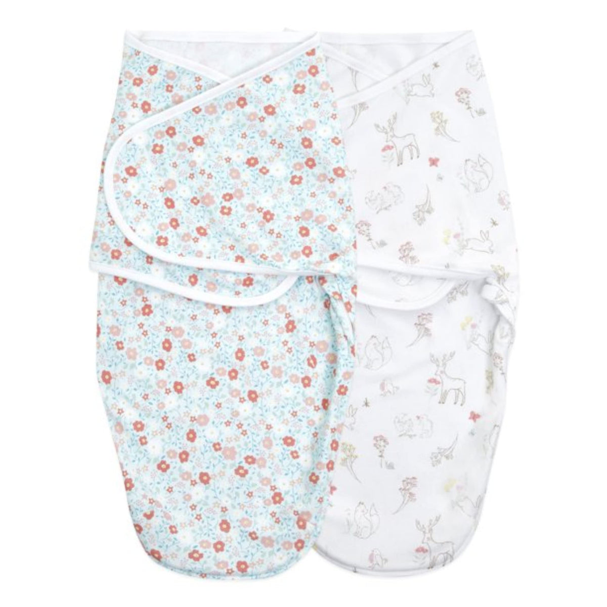 aden + anais Essentials swaddle wrap with bottom zipper for easy diaper changes