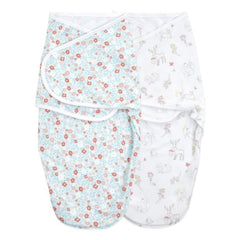 aden + anais Essentials swaddle wrap with bottom zipper for easy diaper changes