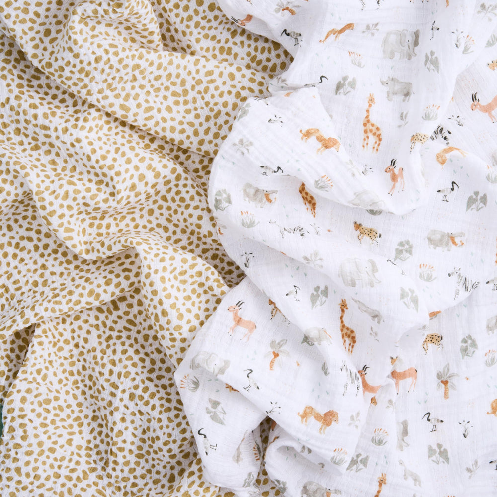 aden + anais 2-pack multiuse swaddles for nursing covers and burp cloths