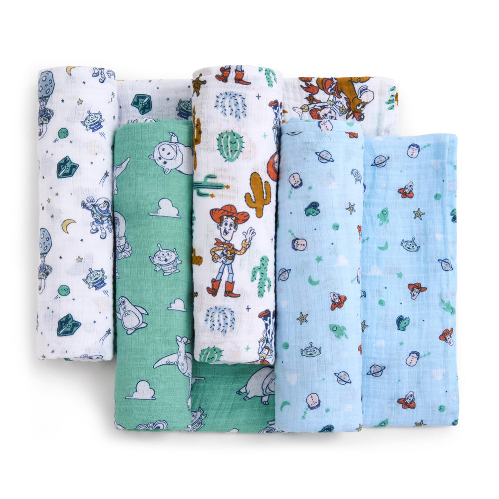 aden + anais Essentials Muslin Swaddle 44x44 size, versatile as receiving blanket.