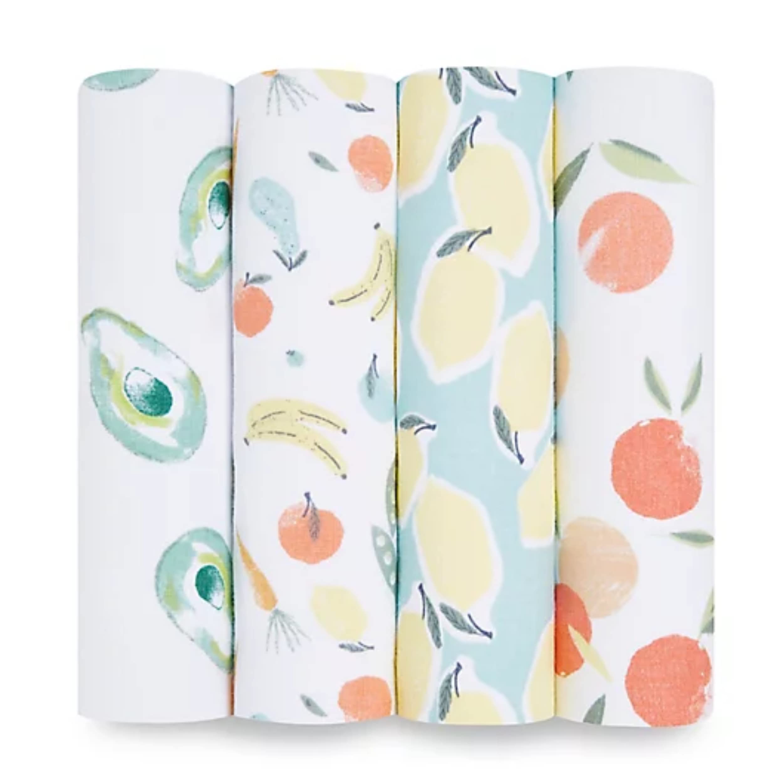 aden + anais Essentials muslin swaddle blanket forest print providing breathable wrapping for newborns.