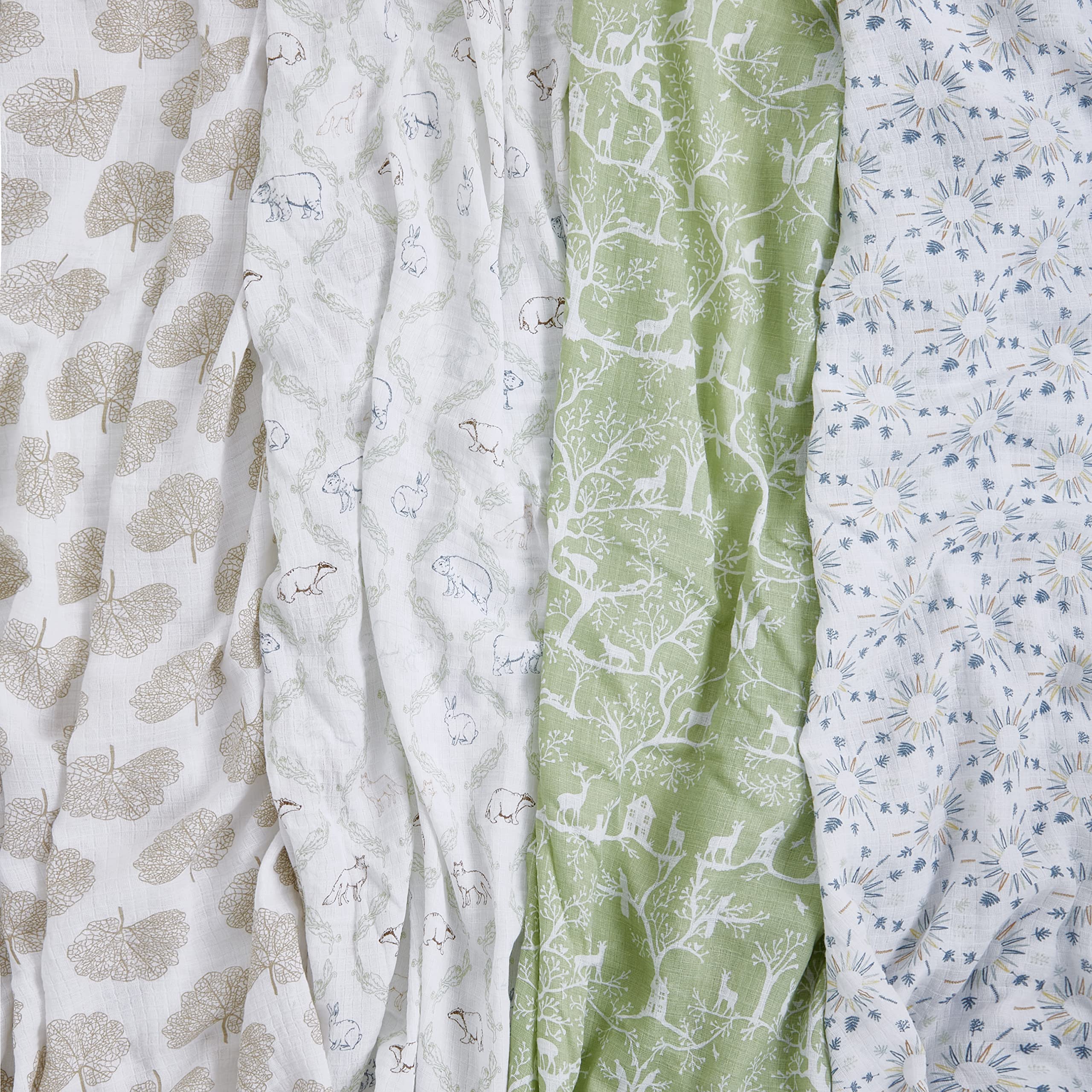 aden and anais Essentials muslin swaddle gift set ideal for baby registry.