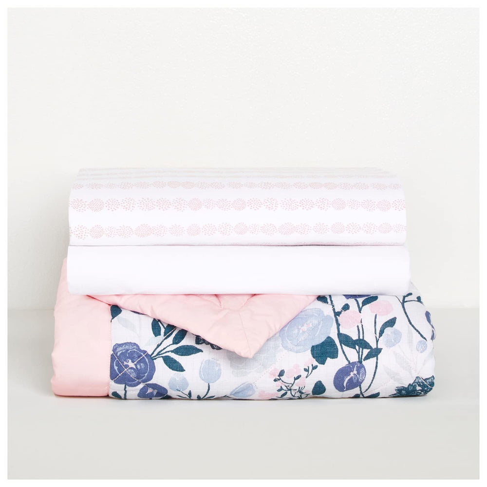 aden + anais Essentials poplin crib sheet offers cool, breathable sleep for baby