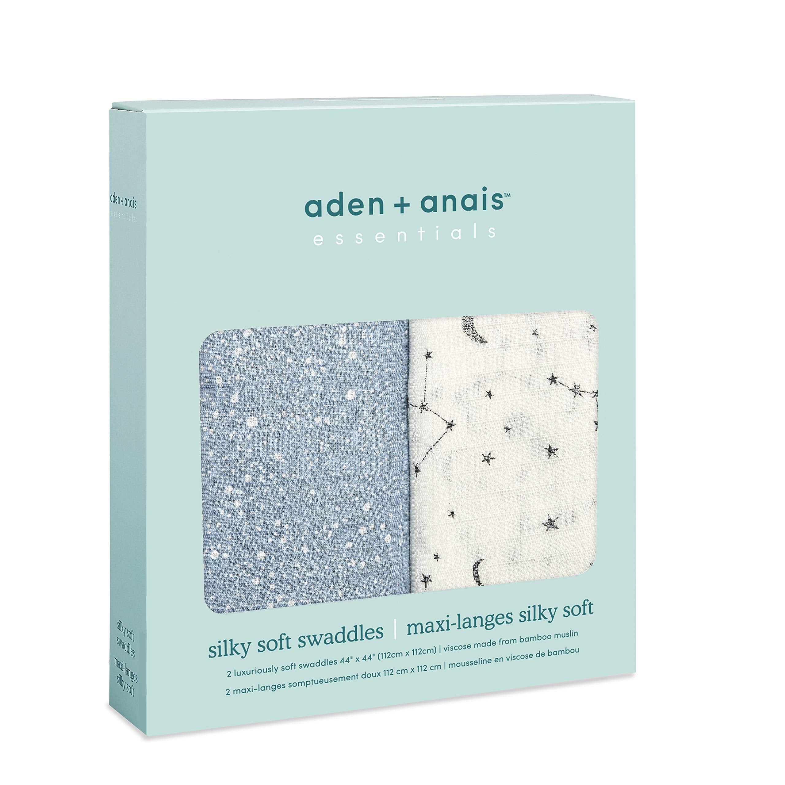 aden-anais swaddle shown as stroller cover highlights multifunctional use.