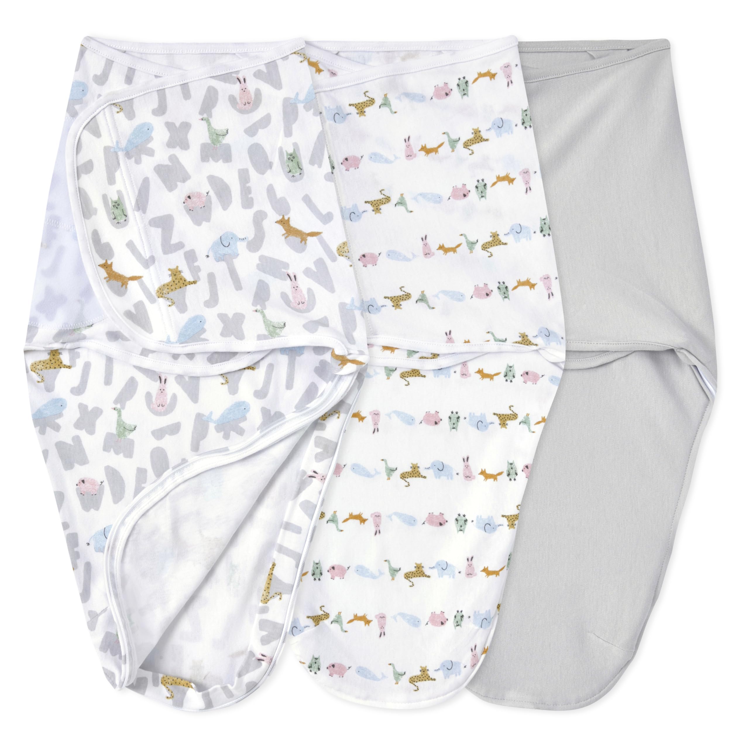 aden + anais essentials swaddle wrap bottom zipper for quick diaper changes