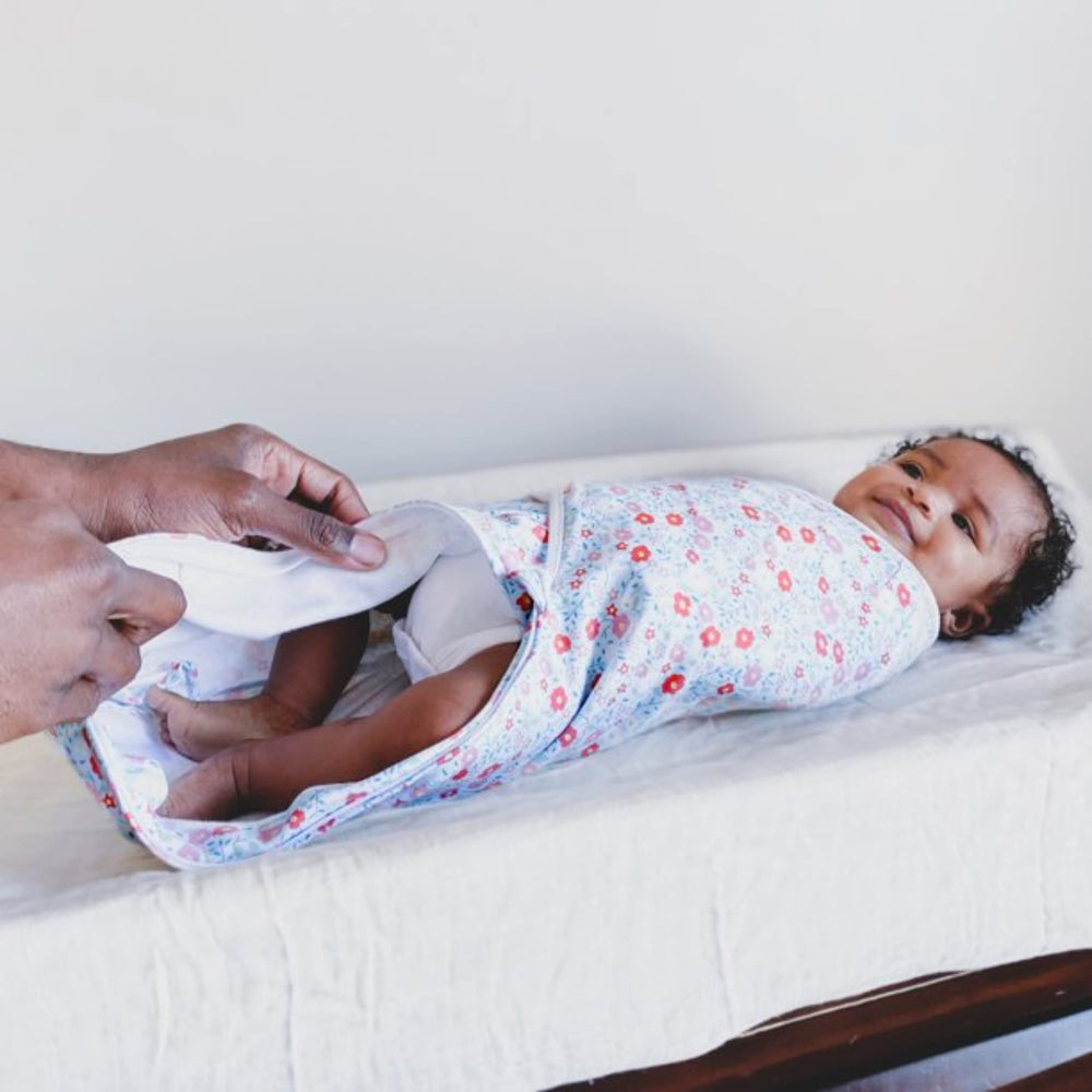 aden + anais baby swaddle wrap offers snug, adjustable fit for calmer naps