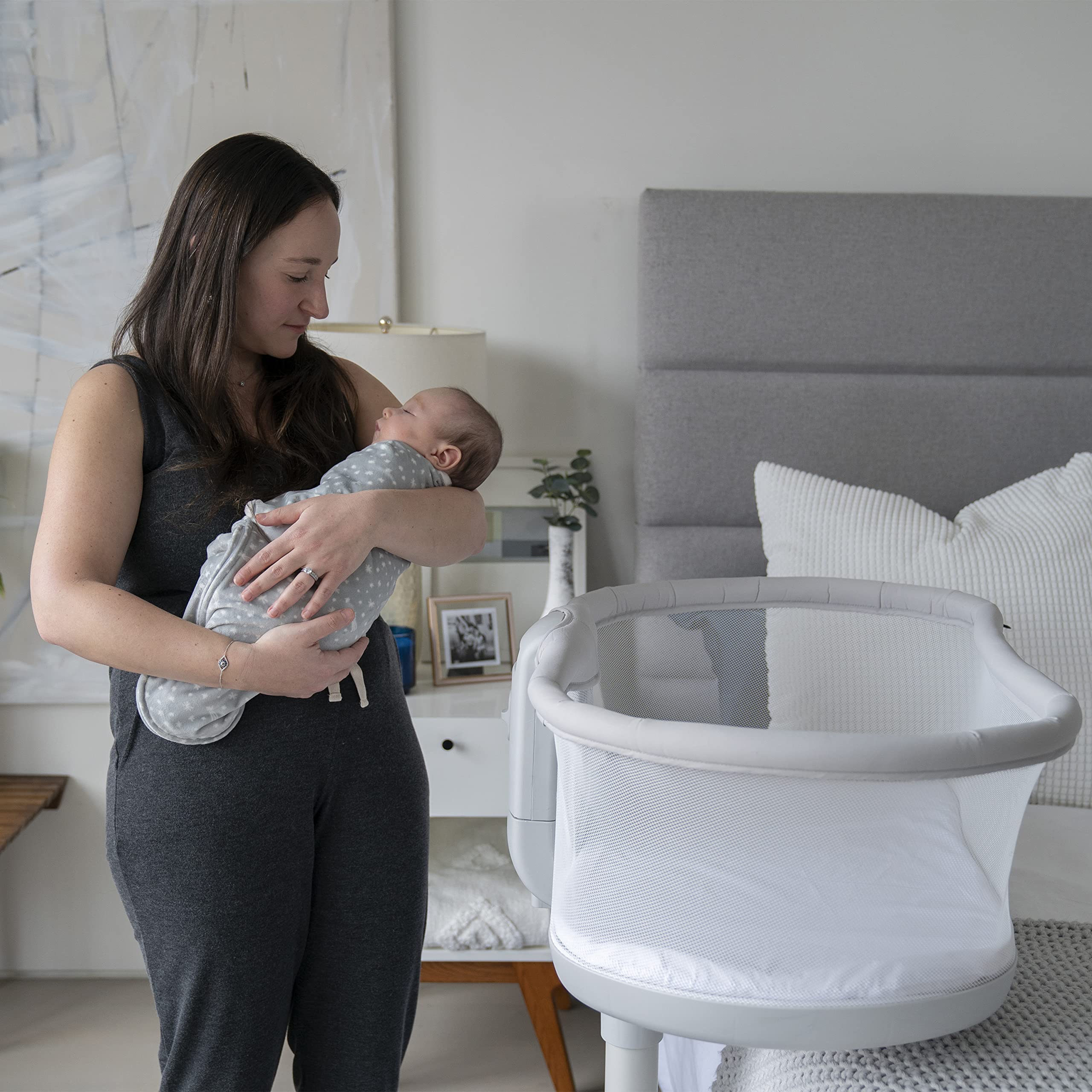 aden + anais Velboa wrap with adjustable fasteners for a snug fit.