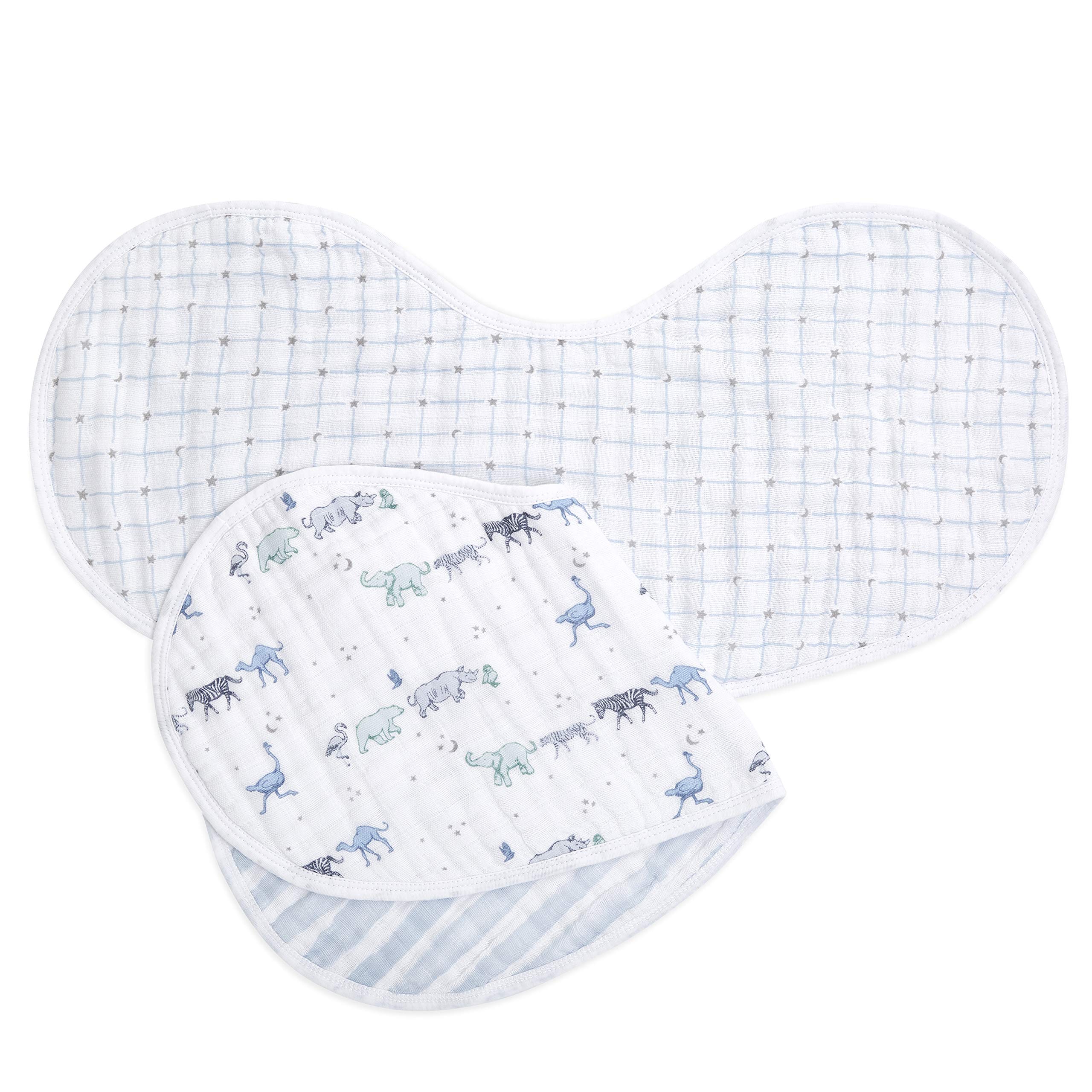 aden and anais muslin burp cloth full-coverage bib protects during feeds
