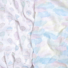 aden + anais 47x47 inch oversized swaddle showcasing open-weave fabric for year-round comfort