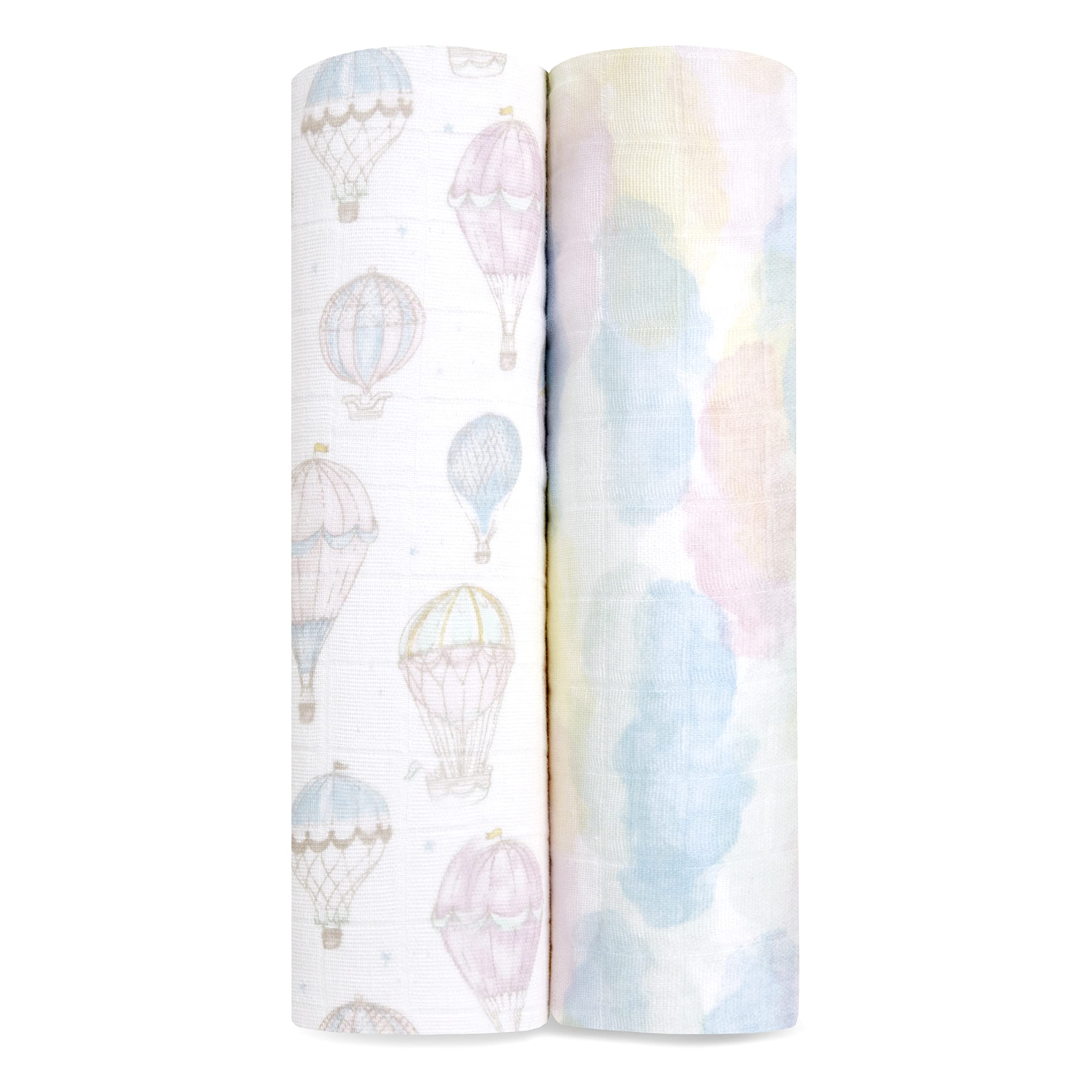 aden + anais organic muslin swaddle blanket with breathable, soft fabric for babies