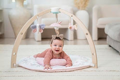 aden + anais Play and Discover Activity Gym attachable toys spark visual tracking and tactile curiosity