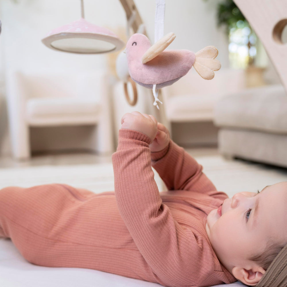 aden + anais Play and Discover Activity Gym easy setup in minutes