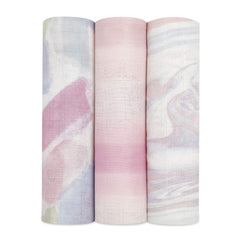 aden + anais Silky Soft Swaddle Florentine pattern offers cozy newborn comfort and breathable fabric