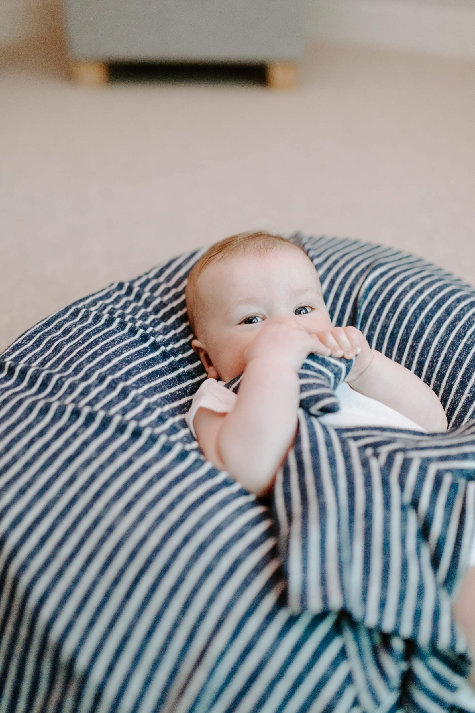 aden + anais Snuggle Knit changing pad cover for on-the-go changes