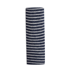 aden + anais Snuggle Knit navy stripe blanket for gentle swaddling and cozy warmth