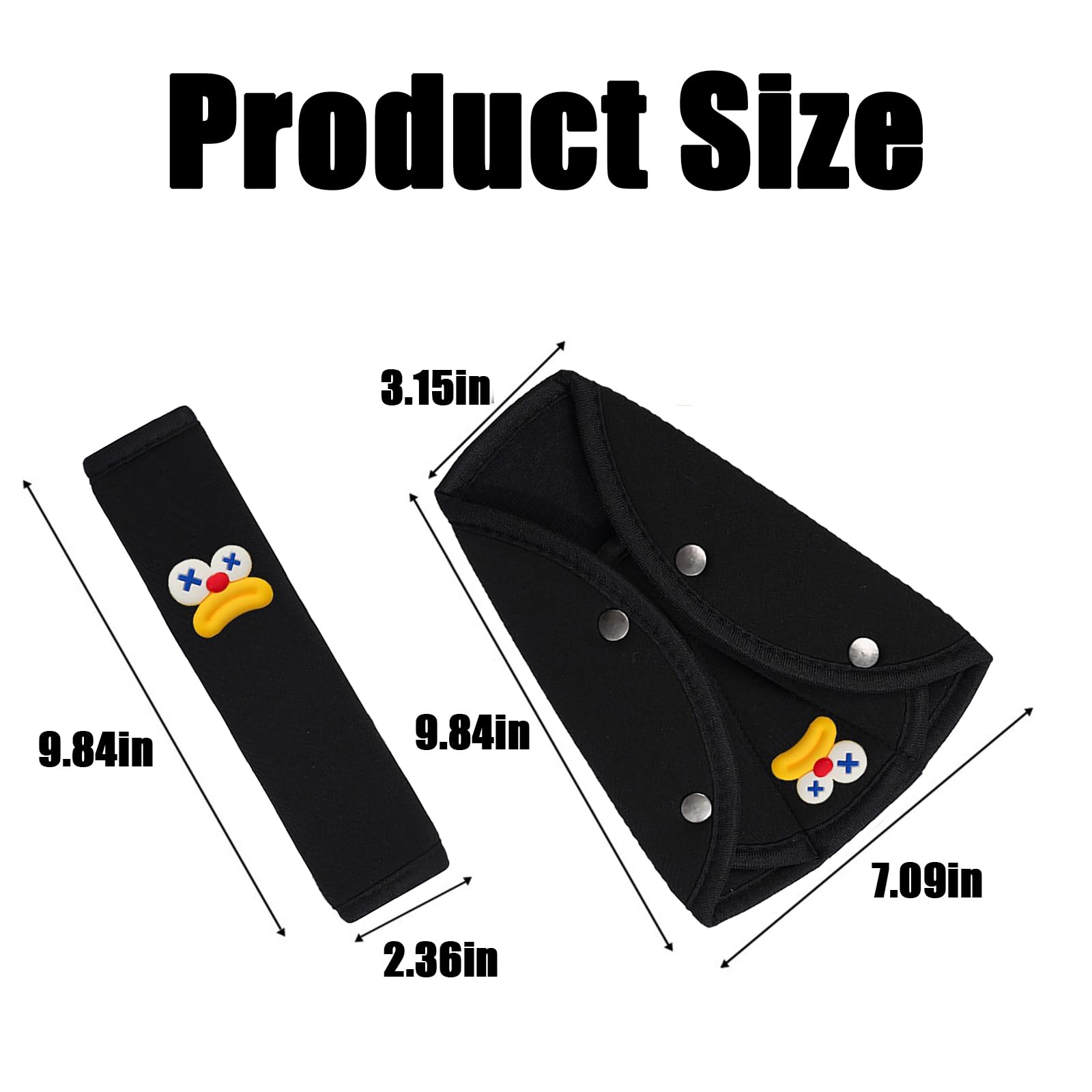 ADKBO seatbelt cover pad used on stroller and high chair for toddlers.