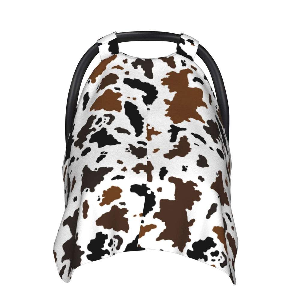adnvswu Brown Black Cow Skin nursing cover for discreet feeding in public