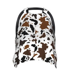 adnvswu Brown Black Cow Skin nursing cover for discreet feeding in public