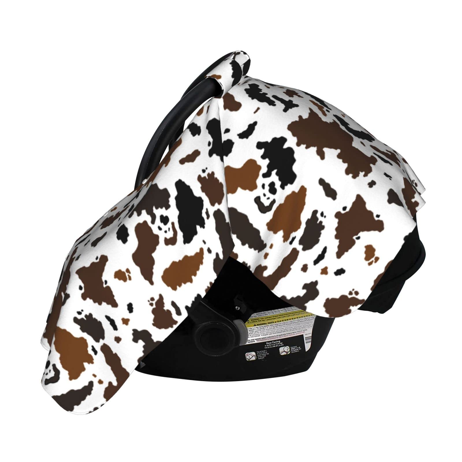 adnvswu Brown Black Cow Skin privacy shield blocks glare and drafts