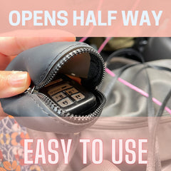 Black color storage bag from Adorable Pink Peri is discreet and easy to carry.