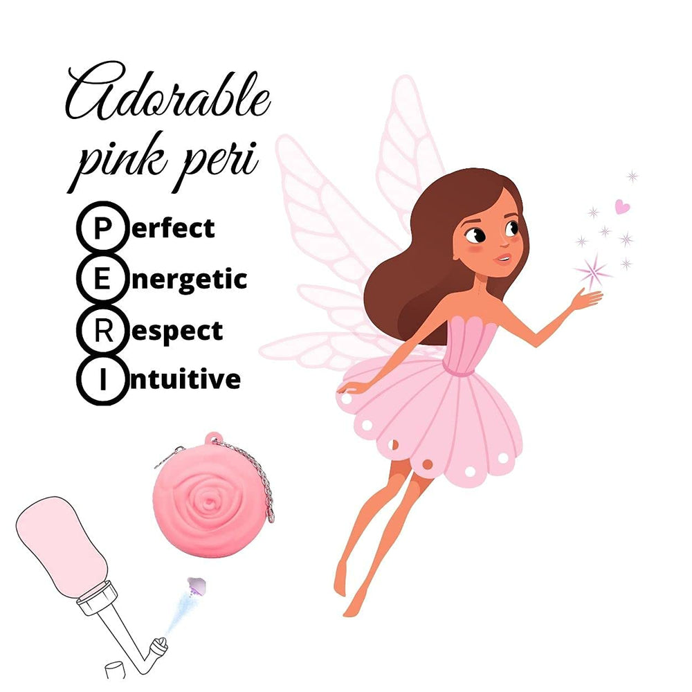 Adorable Pink Peri brand mission supports durable, eco-friendly designs.