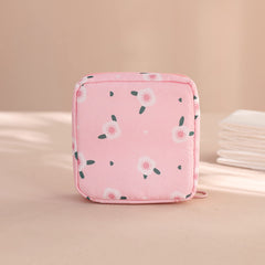 Adorable Pink Peri pocket-size bag front view for compact carry
