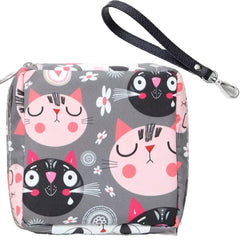 Adorable Pink Peri zipper closure clip securely holds items