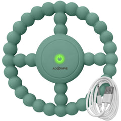 Adoripie teething rings with soft vibration soothing gums during teething.