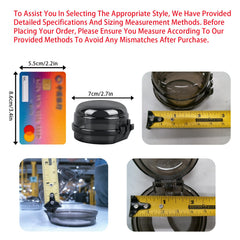 ADULLPONY compact-size knob covers close-up showing quick safety fit