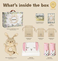 Aeang keepsake box rattle socks highlight playful early sensory play