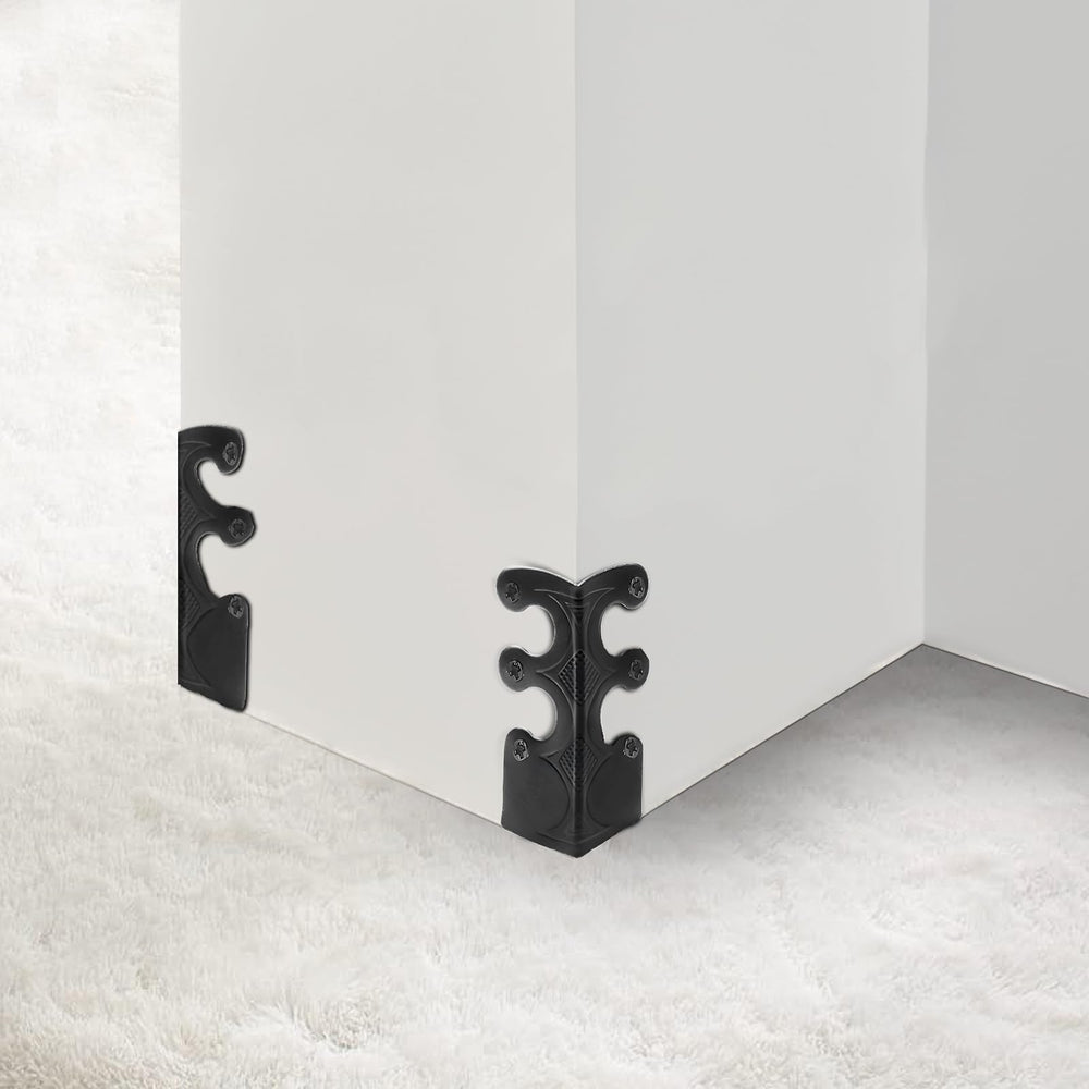 Aeloer corner protector with screws included enables quick, tool-free mounting.