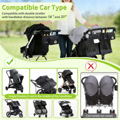 AEMIDAY organizer with six compartments keeps baby essentials neatly arranged.