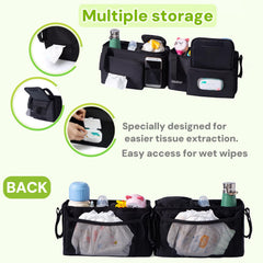 AEMIDAY organizer includes two insulated cooler bags to keep bottles cool.