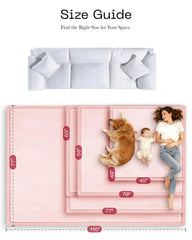 AEOCOO mat with anti-slip bottom keeps play stable on floors.