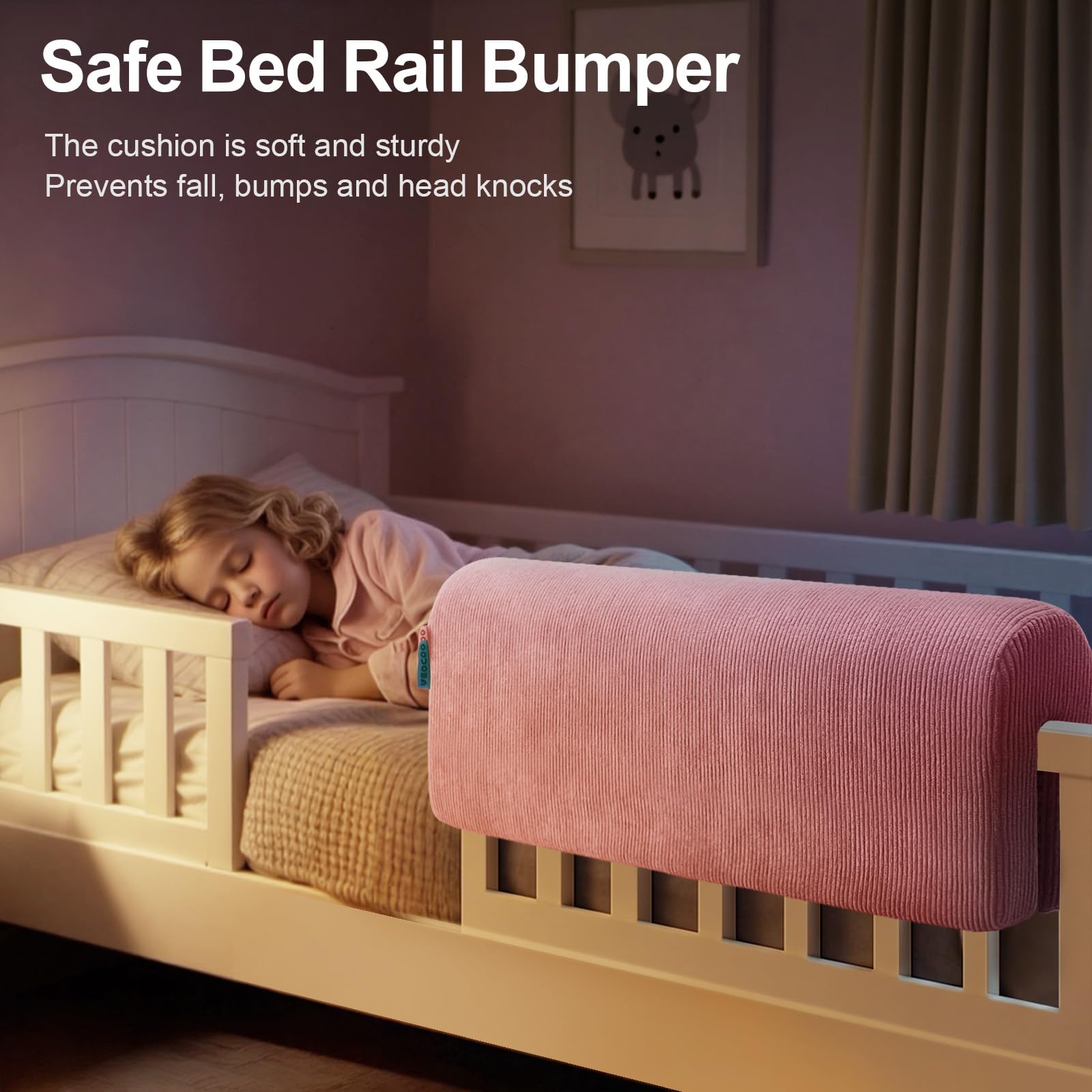 AEOCOO comprehensive padding helps reduce impact on rails during sleep
