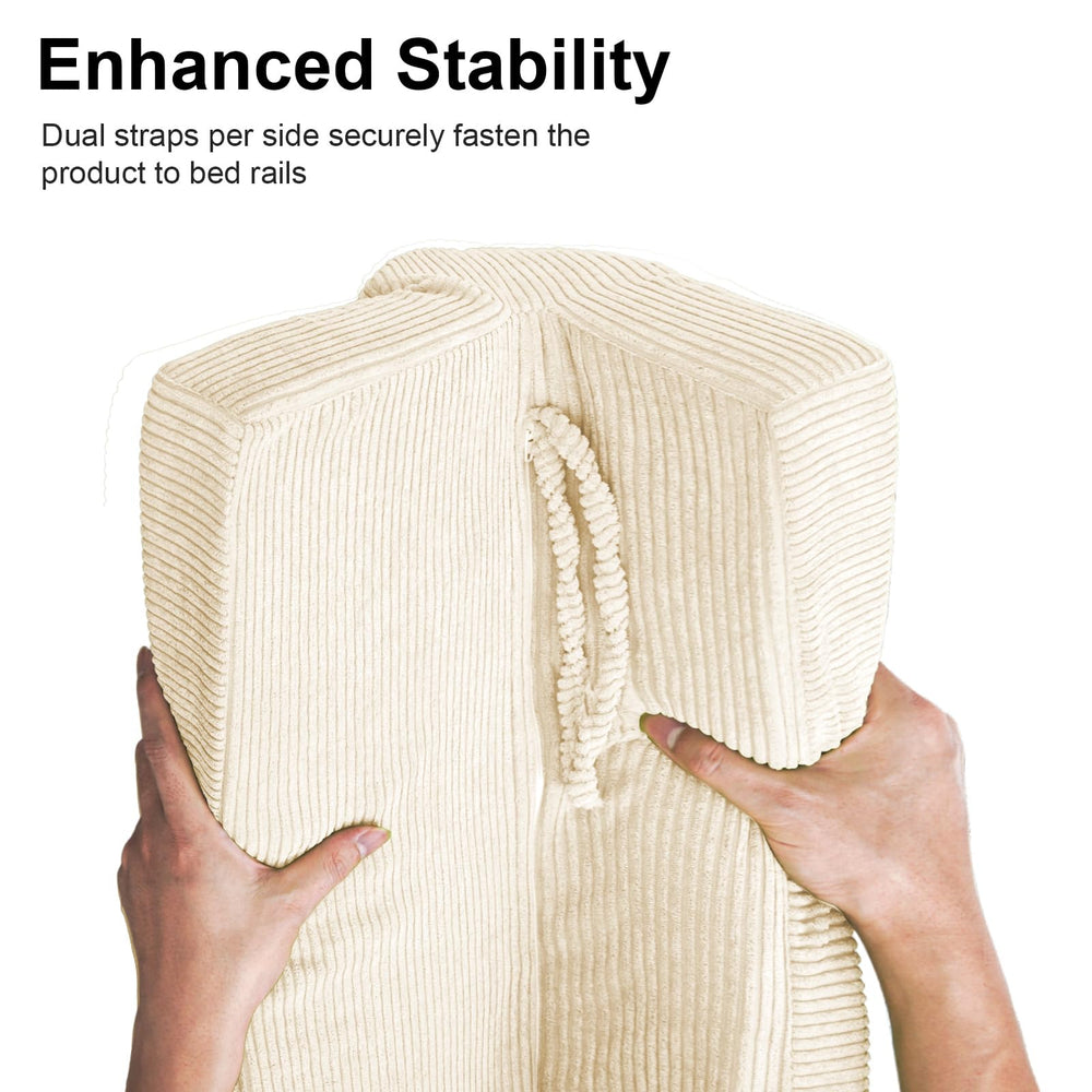 AEOCOO bed rail bumpers washable cover simplifies cleaning and reuse.