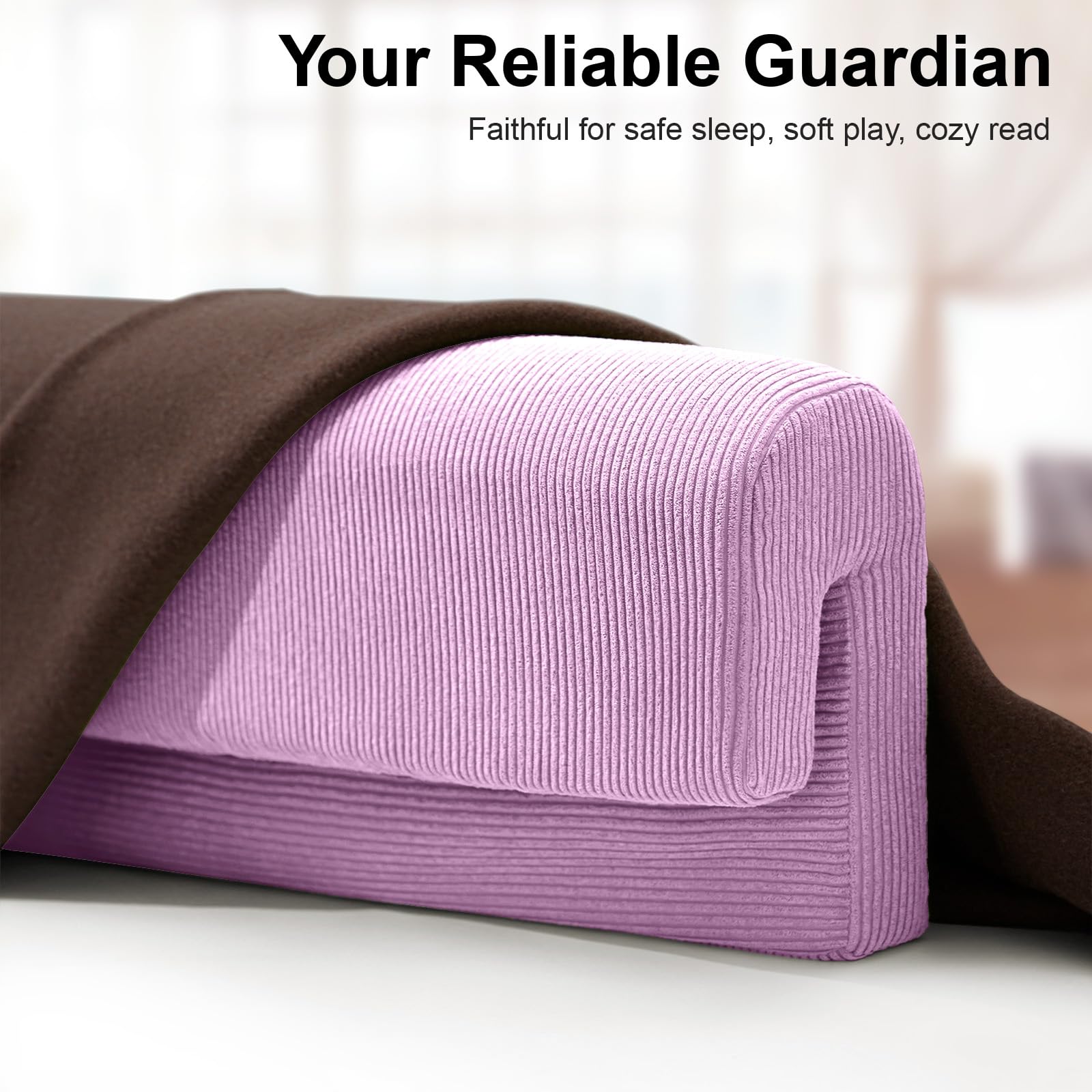 AEOCOO durable and affordable bumper set for safe bed edges.