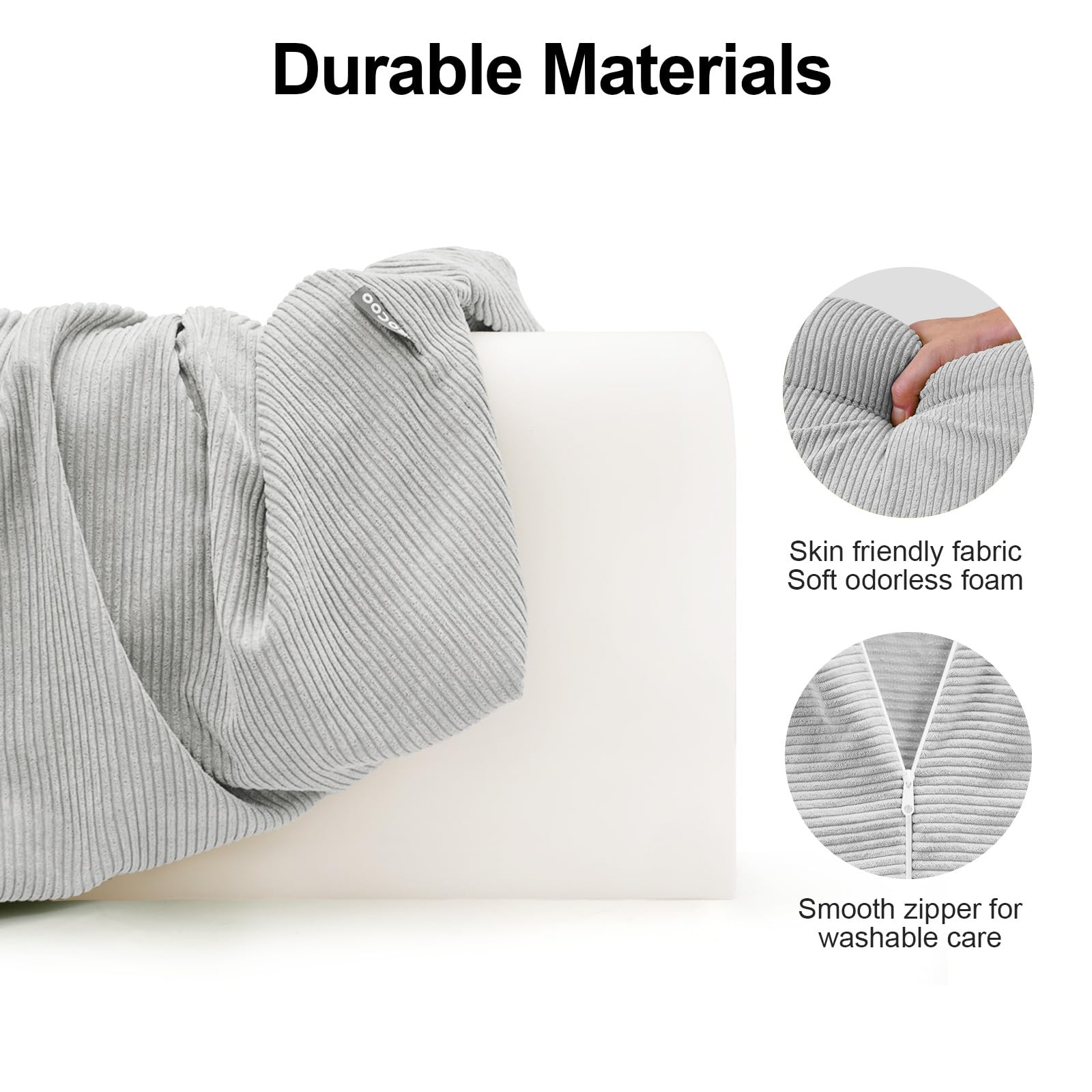 AEOCOO memory-foam cushion detail adds plush support and gentle contact.