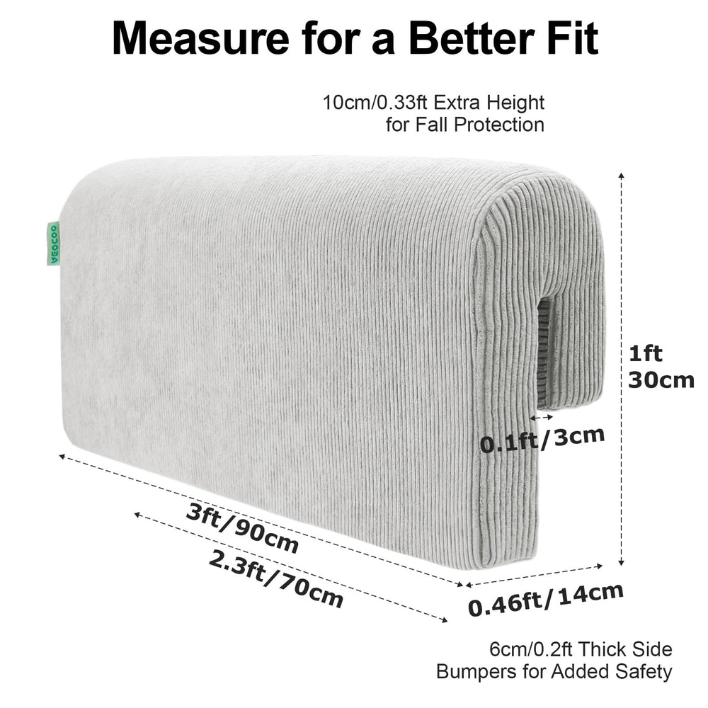 Close-up of AEOCOO premium soft memory foam cushion texture and fabric