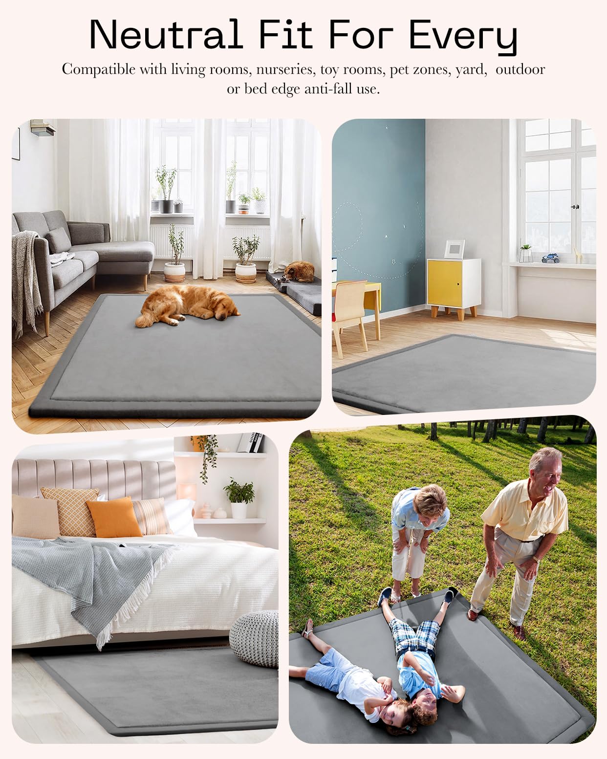 AEOCOO cozy tummy-time companion for babies and pets.