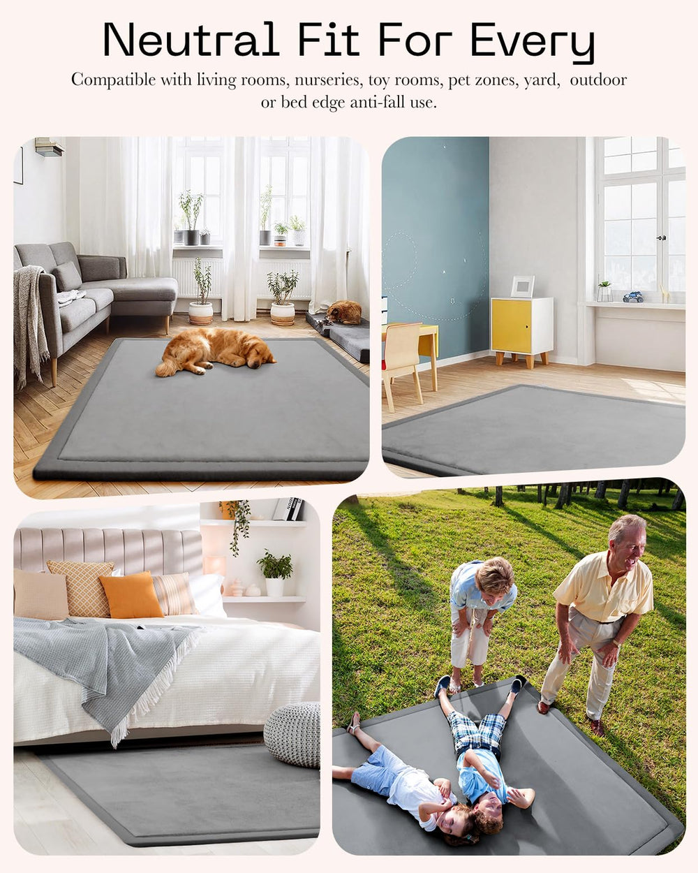 AEOCOO cozy tummy-time companion for babies and pets.
