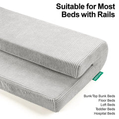 Versatile use on bunk and loft bed rails with AEOCOO bumper