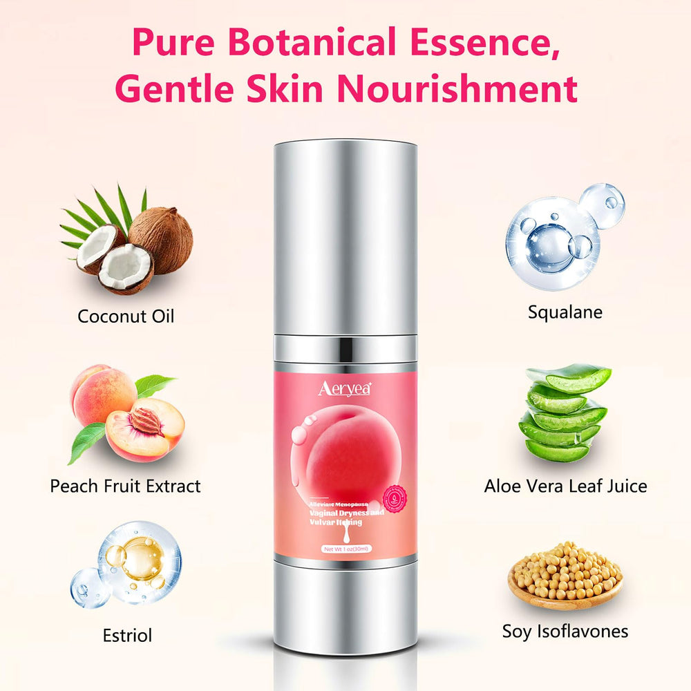 Aeryea estriol cream small amount on hand suggests a simple daily routine.